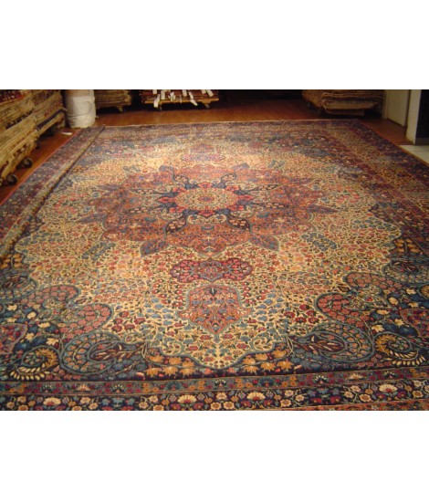 One-of-a-Kind  Antique Lavar L03095 Ivory - Multi